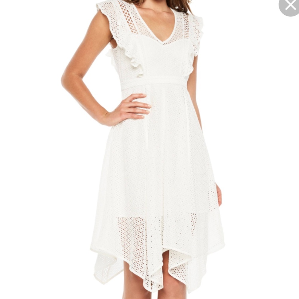 Bardot Lace Elias Dress in Ivory
